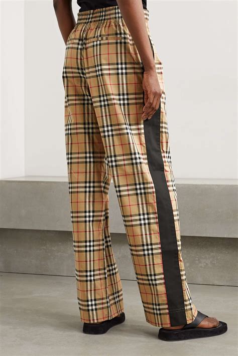 burberry pants sizes|Burberry wide leg pants.